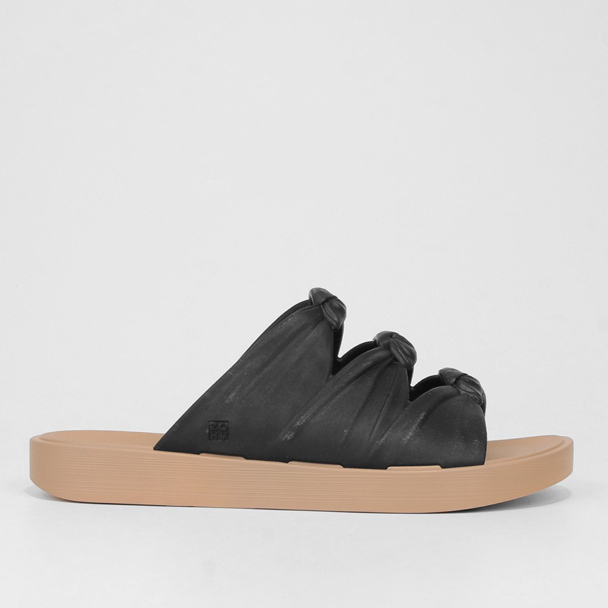 Rasteira Zaxy Nó Frontal Feminina - Preto é ruim? Rasteira Zaxy Nó Frontal Feminina - Preto é boa?