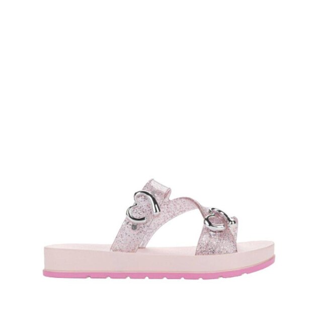 Rasteira Zaxy Plataforma Rosa Lover