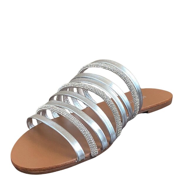 Rasteirinha Arezzo Strass Multirias