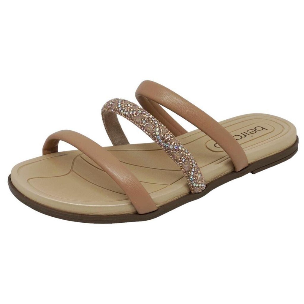 Rasteirinha Feminina Strass Flat Beira Rio 8507.104