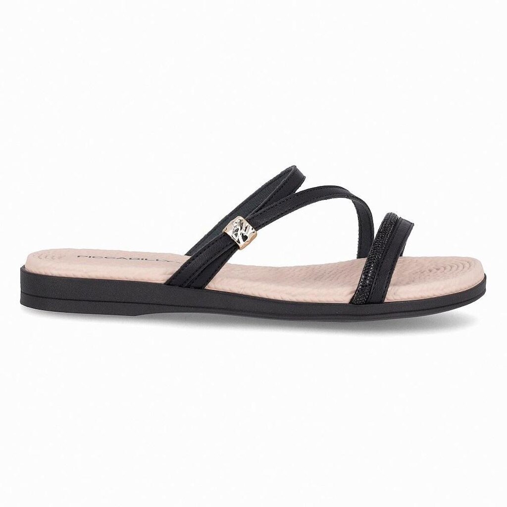 Rasteirinha Piccadilly 513035 Feminina - Preto