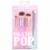 Real Techniques Pastel Pop Plumped Up Kit - 3 Pincéis para o Rosto + 1 Espátula de Maquiagem Kit - Incolor