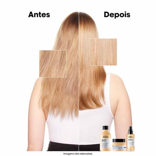 Refil L'Oréal Professionnel Absolut Repair Gold Quinoa + Protein Shampoo 240ml