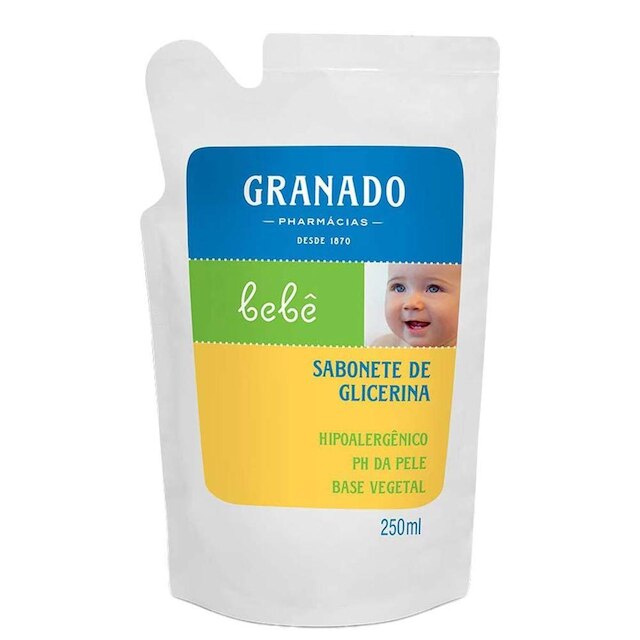 Refil Sabonete Líquido Granado Bebê GlicerinaGranado Bebê Glicerina 250ml