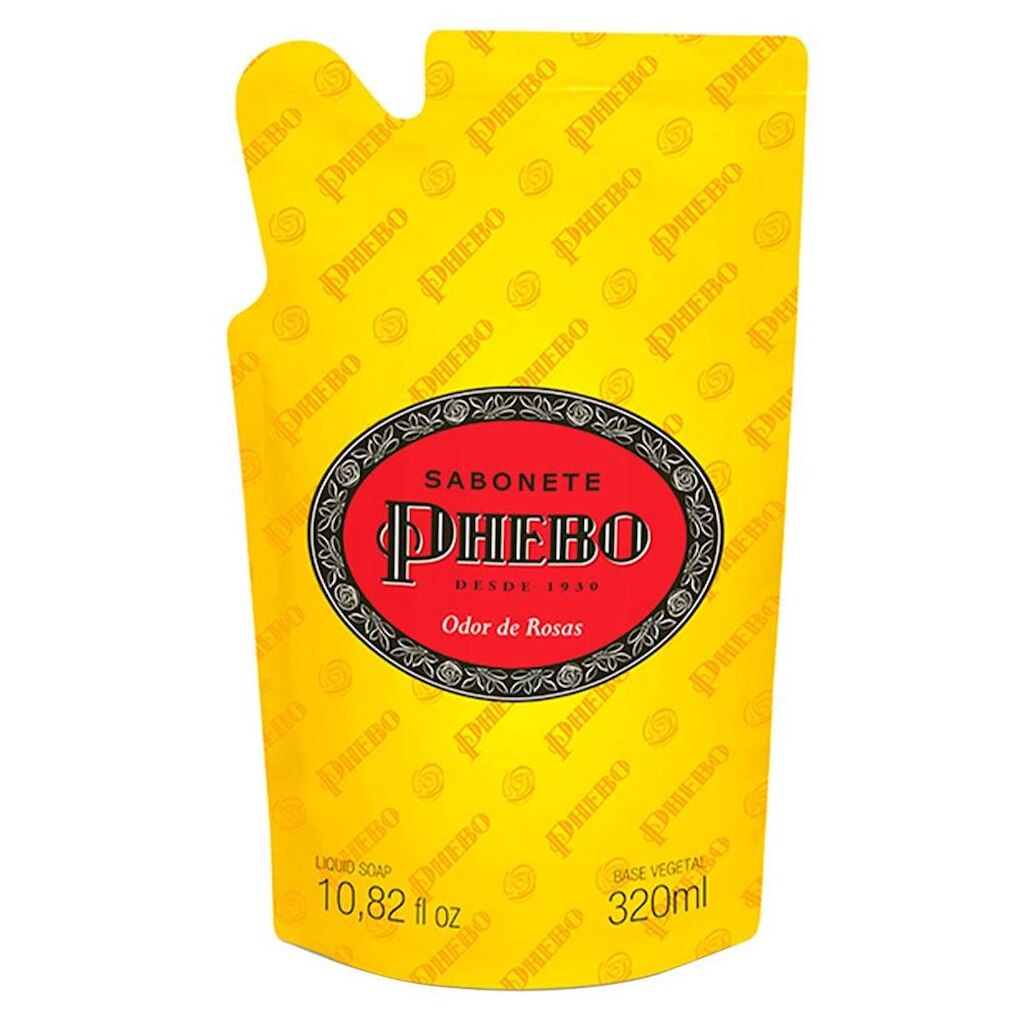 Refil Sabonete Líquido Odor de Rosas Phebo 320ml