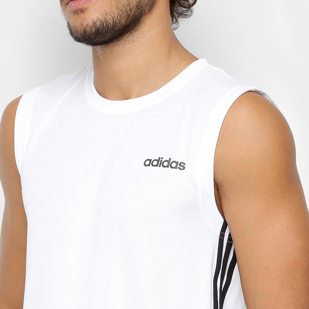 REGATA D2M 3 LISTRAS SEM MANGA BLACK - Regata Adidas Aeroready Designed To  Move 3-Stripes Masculina | Spazzio - Moda, esporte e calçados!