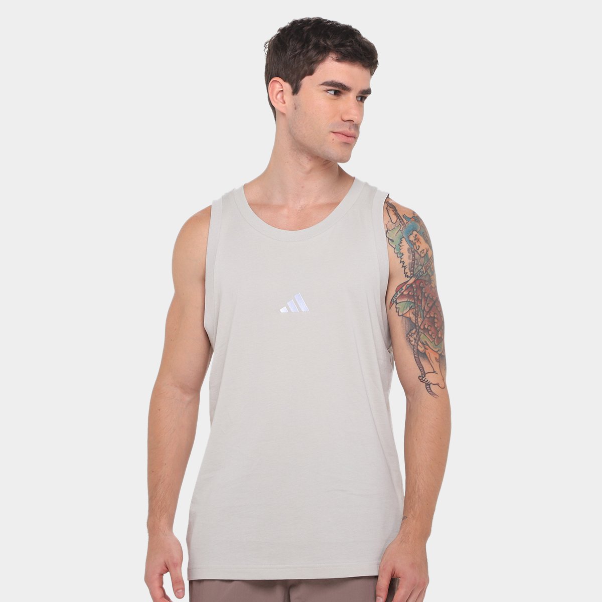 Regata Adidas Logo Masculina Menor preço em Regata Adidas Logo Masculina