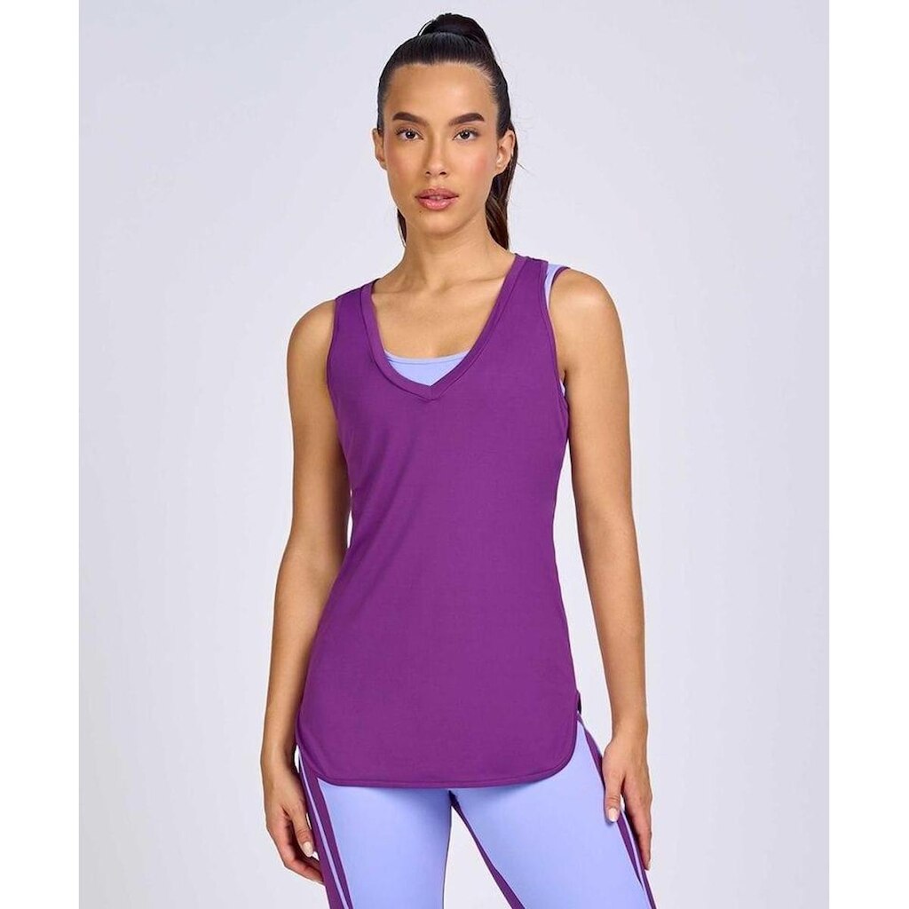 Regata Alto Giro Sin Fit Along Gola Roxo