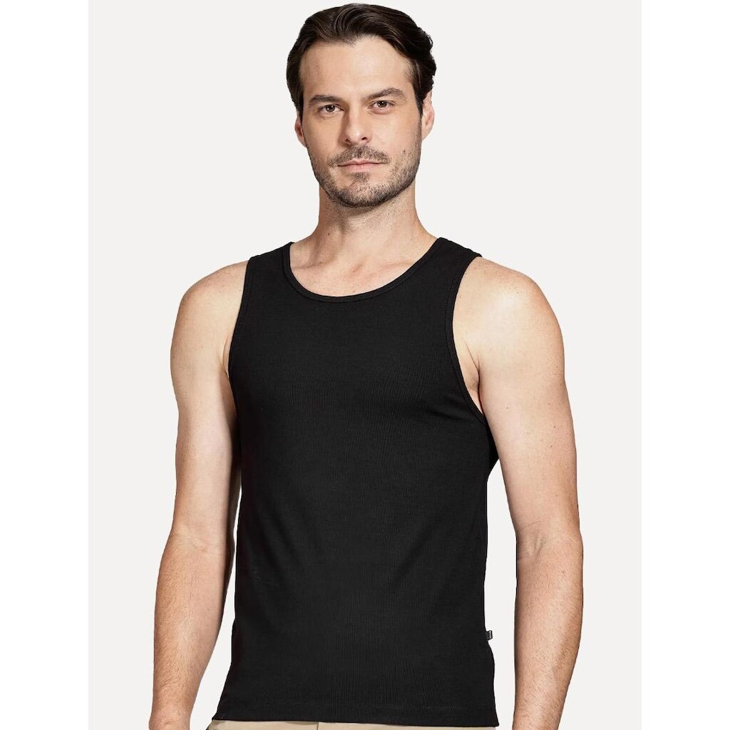 Regata Aramis Masculina Regular Comfort Ribana Lisa Preta