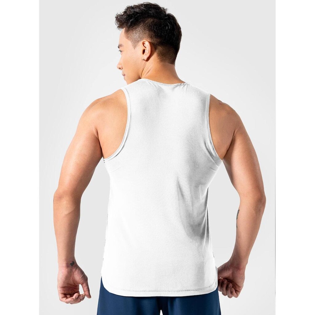 Regata Báscia Masculina Estilo Academia Dia a Dia