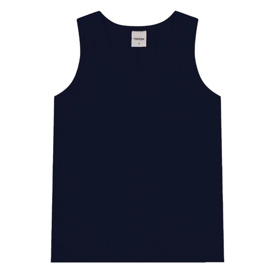 Regata Básica Infantil Feminina Rovitex Kids Azul