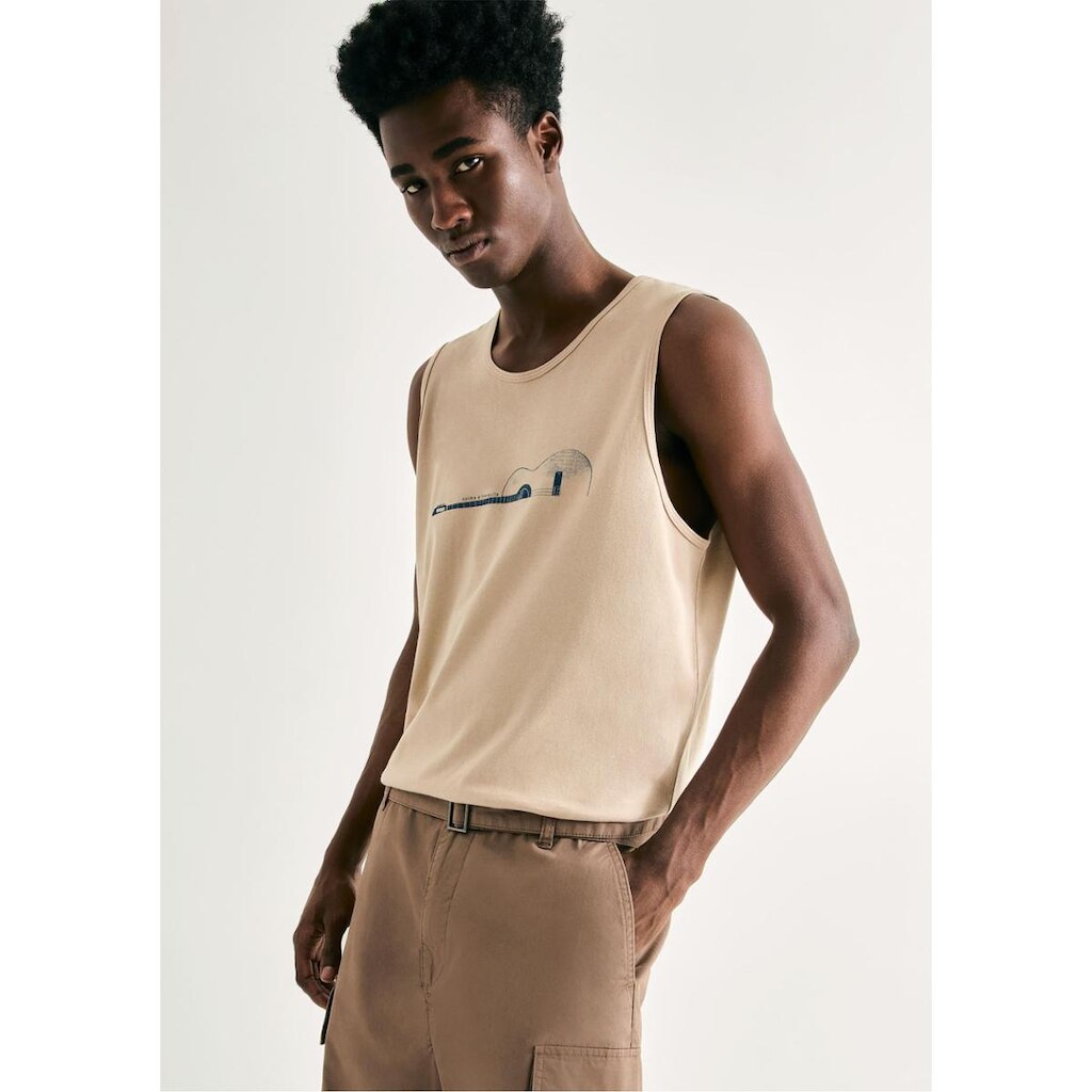 Regata Básica Masculina Slim Em Malha