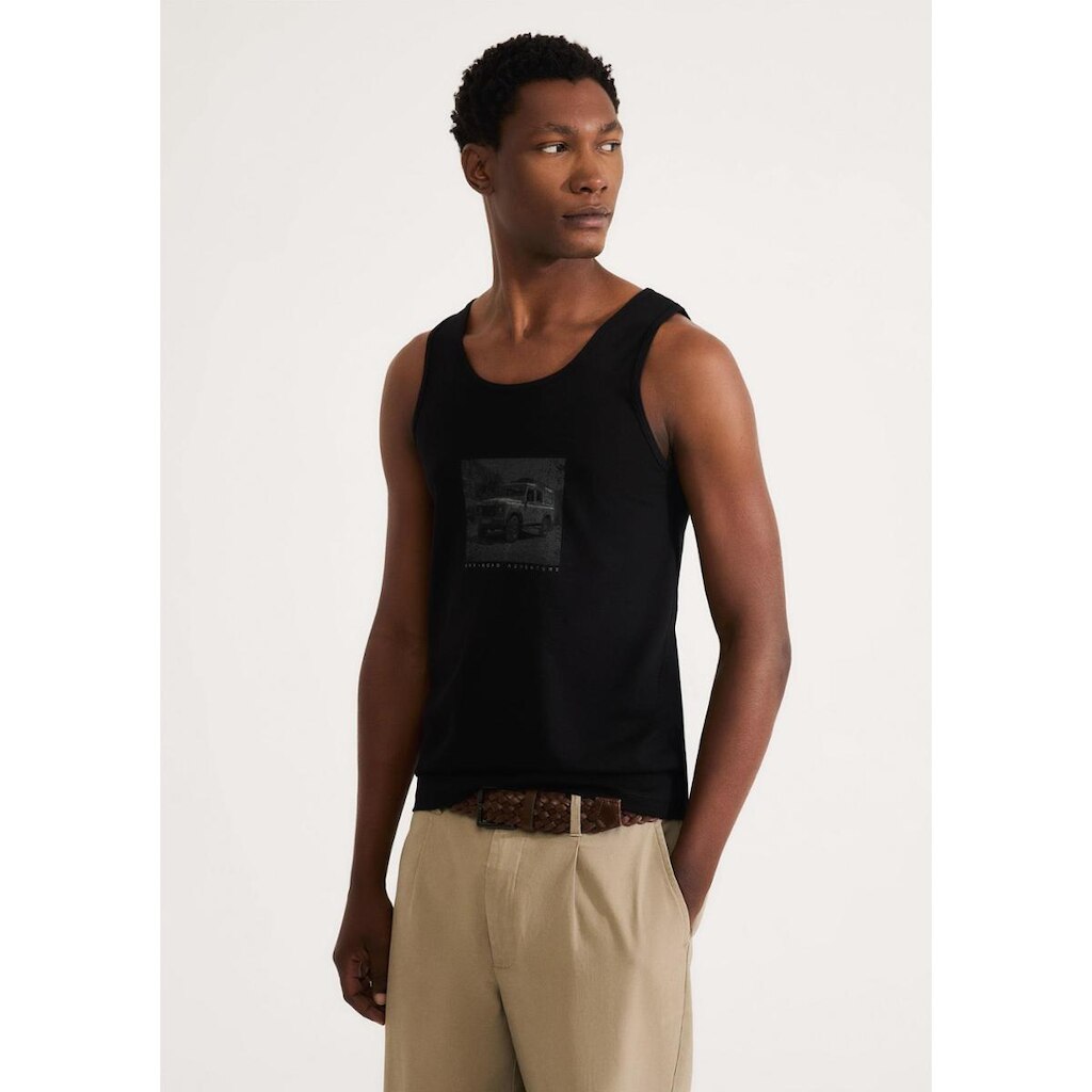 Regata Básica Masculina Slim Em Malha