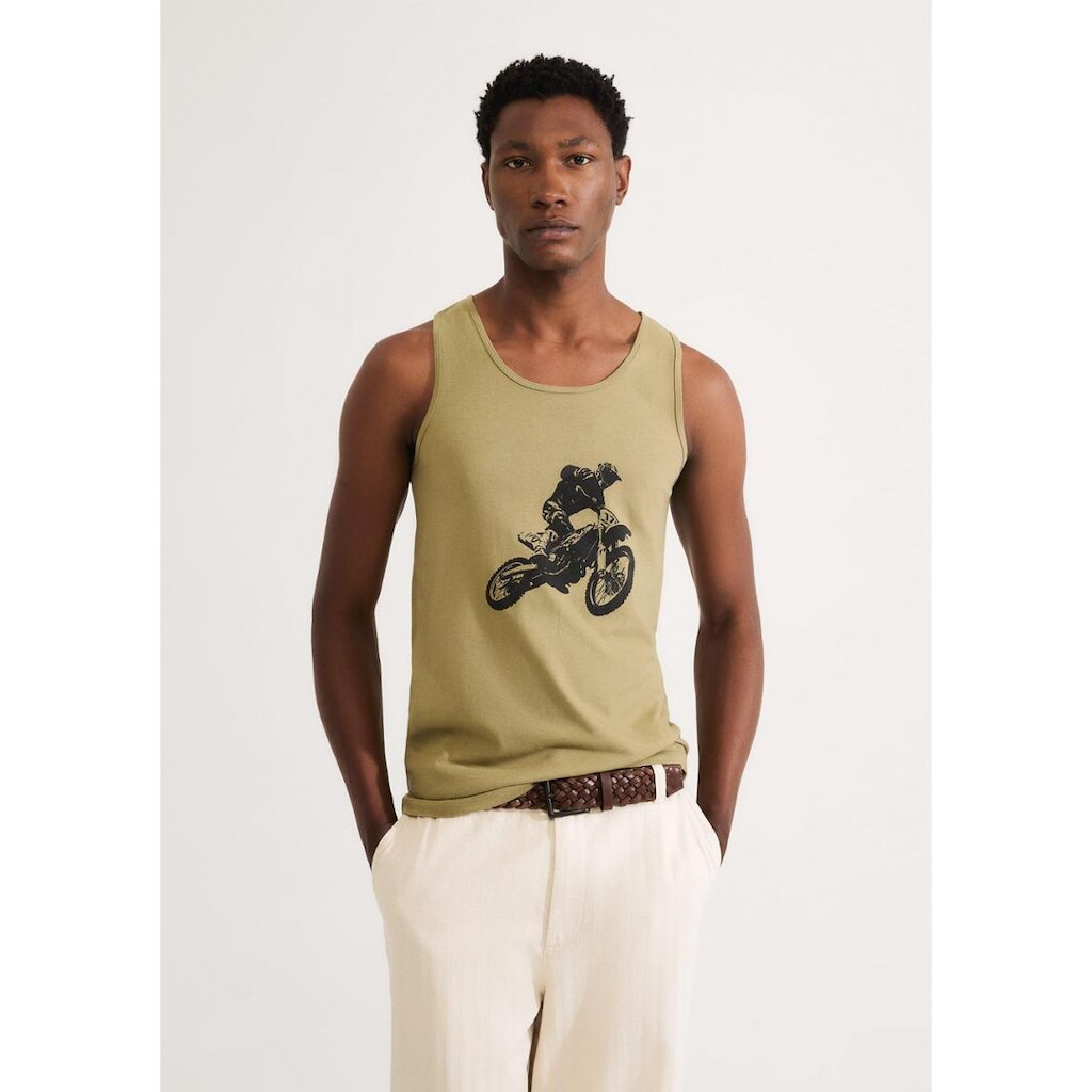 Regata Básica Masculina Slim Em Malha