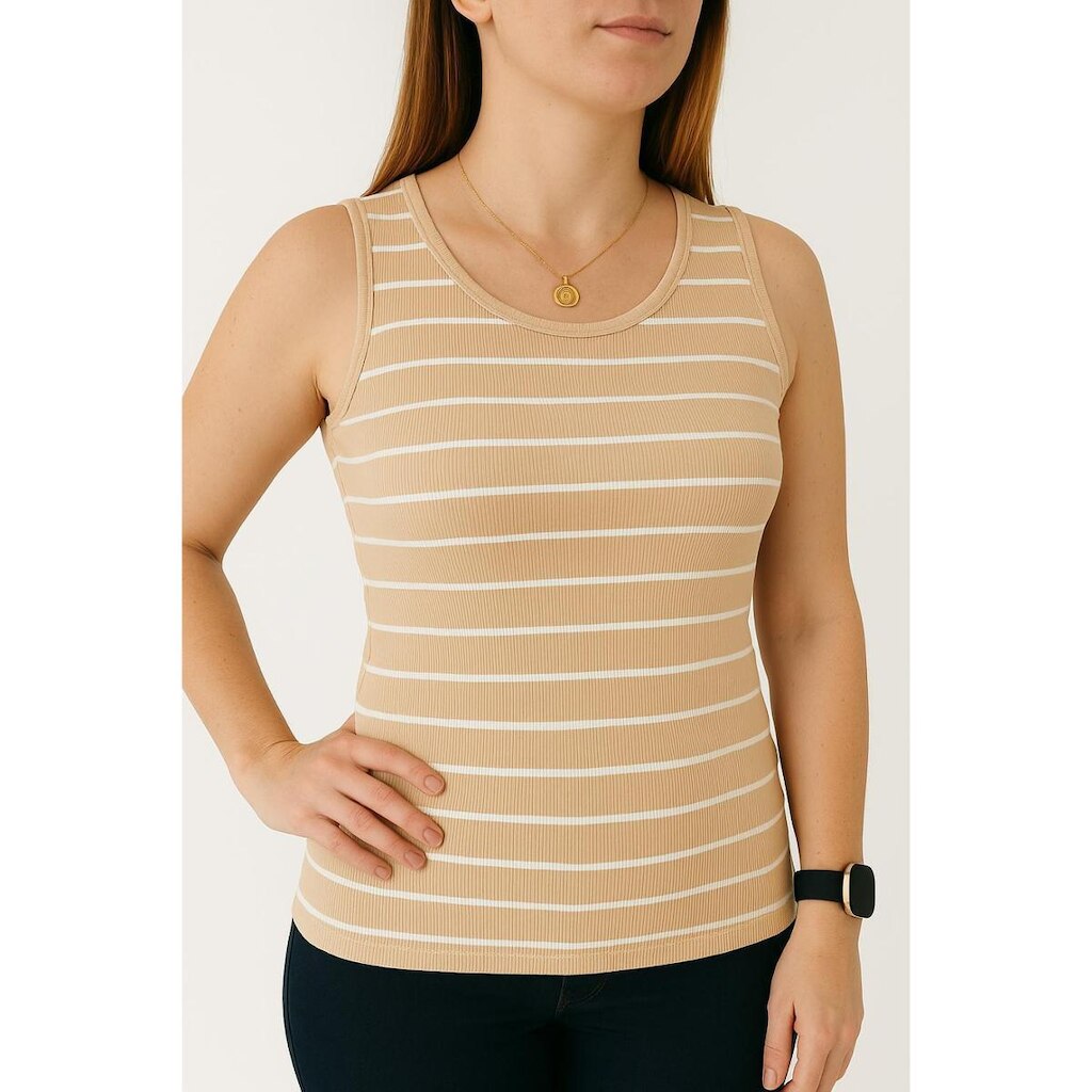 Regata Blusa Feminina Básica Canelada