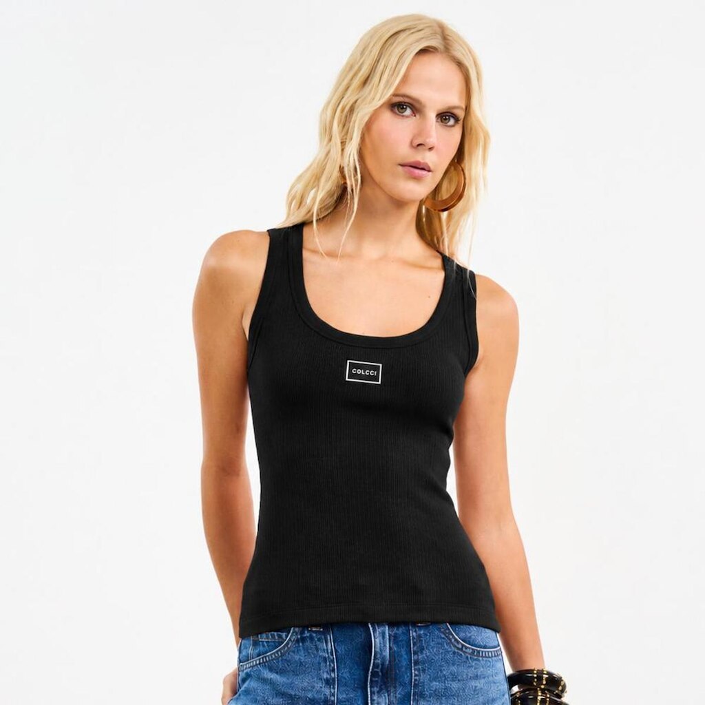 Regata Colcci Patch Feminino