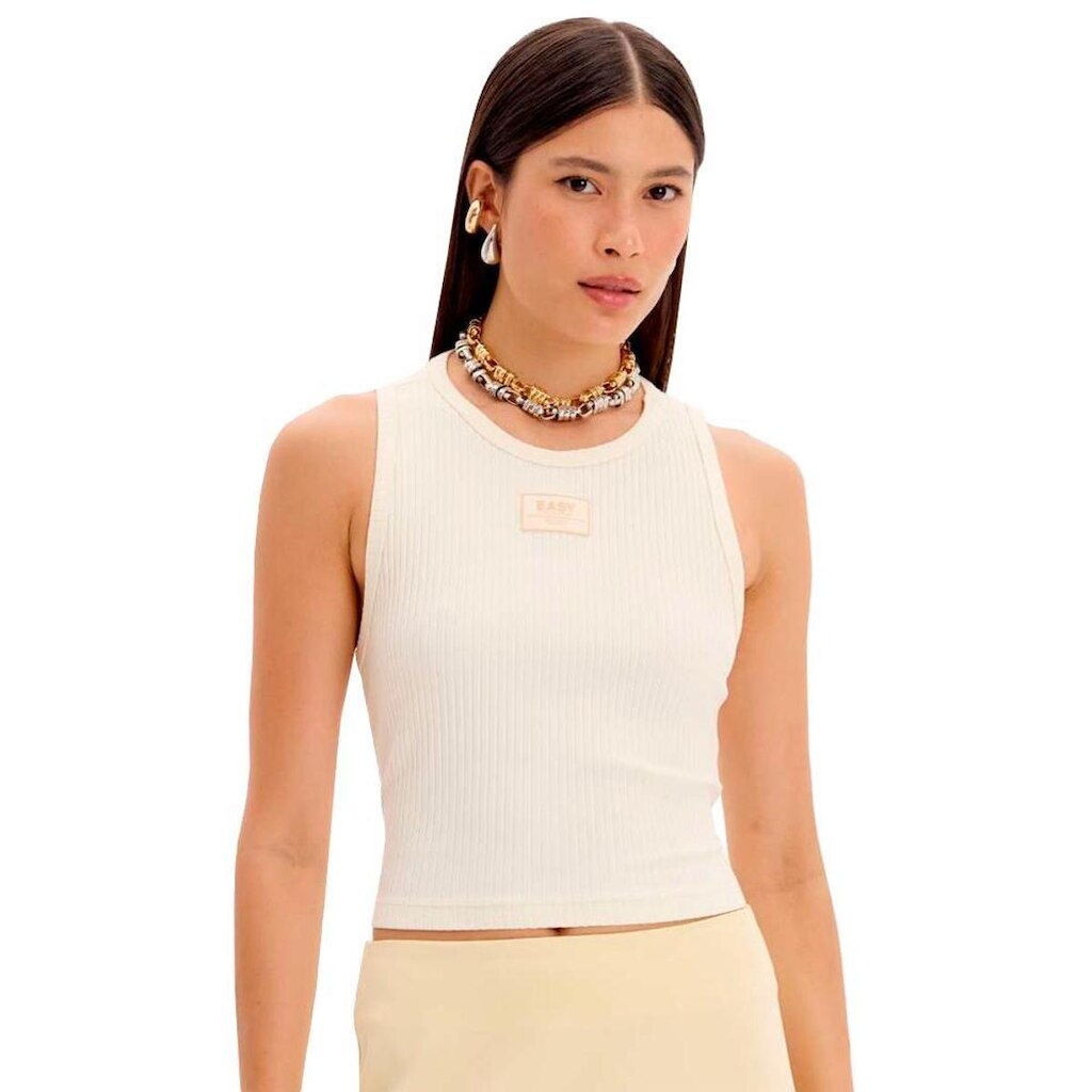 Regata Cropped Easy Lança Perfume Feminino