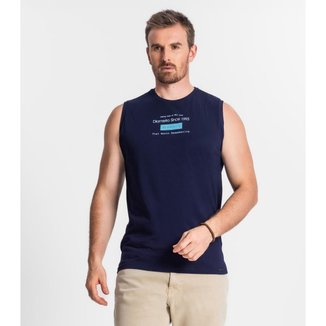 Regata De Meia Malha Masculina Diametro Azul