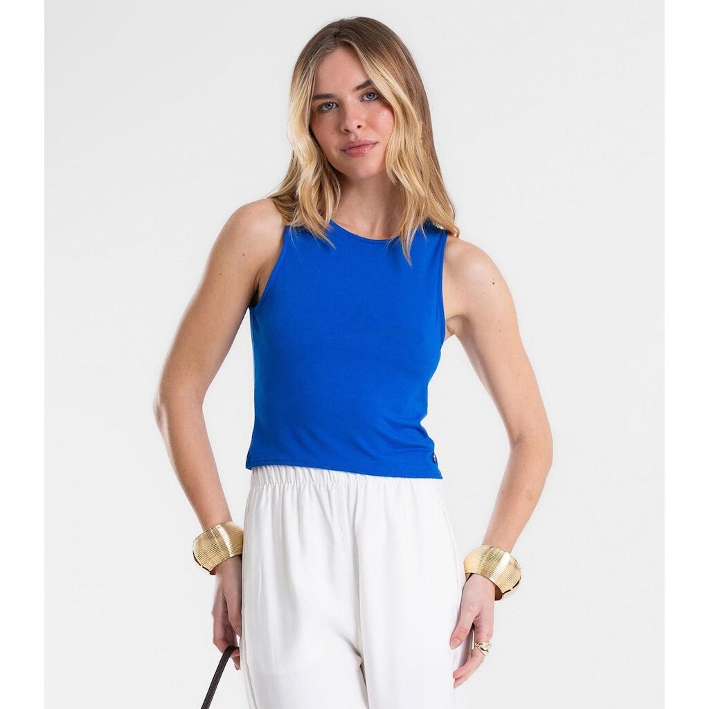 Regata De Viscotorcion Básica Feminina Endless Azul