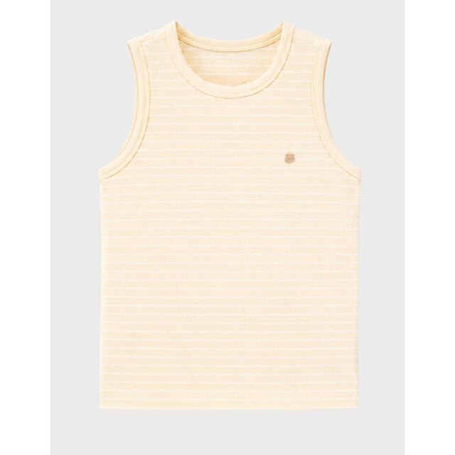 Regata Estilo Moda De Verão Malha Trabalhada Praia Com Gola Canoa Sauve Menino 1 a 4