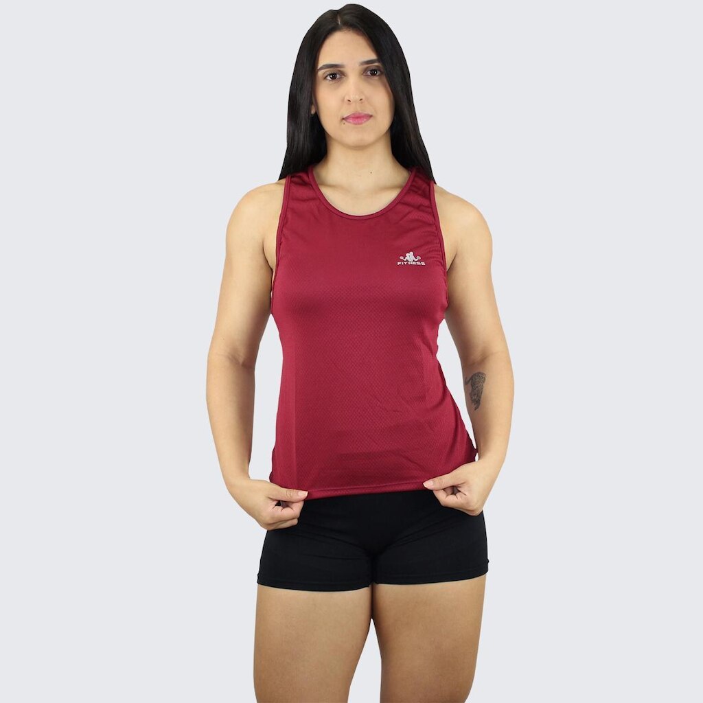 Regata Feminina Academia Dry Roupa Esportiva Treino Luxo