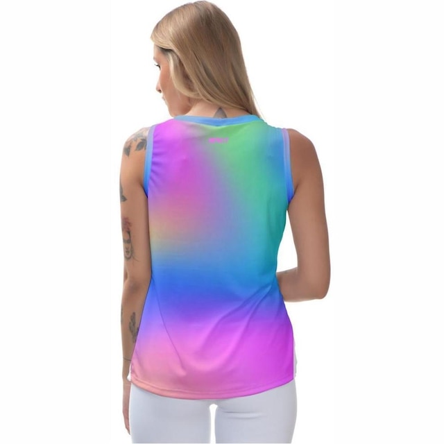 Regata Feminina Camiseta Academia Esporte Estampada