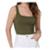Regata Feminina Dudalina Tricot Canelado Verde - 12190455 - Verde