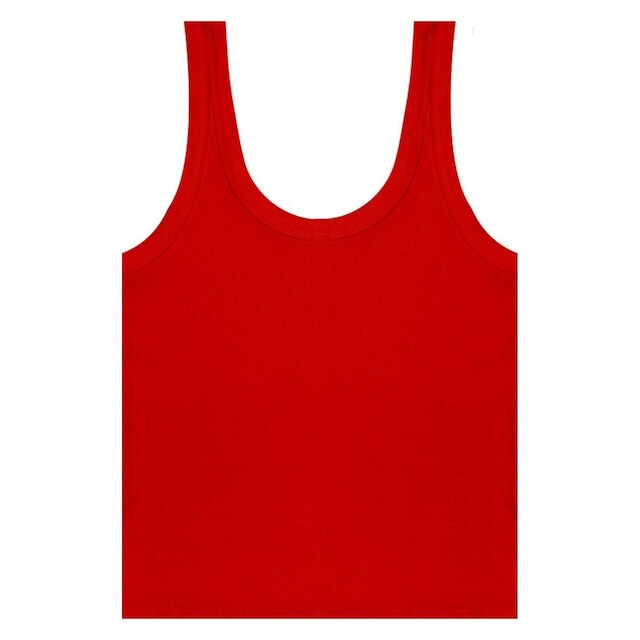 Regata Feminina Em Ribana Rovitex Vermelho