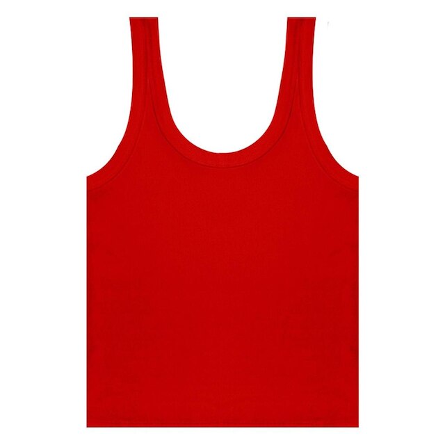 Regata Feminina Em Ribana Rovitex Vermelho