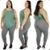 Regata Feminina Fit Plus Size Fitness Academia - Verde escuro