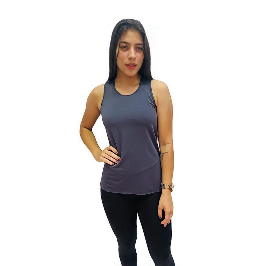 Regata feminina fitness tapa bumbum camiseta conforto