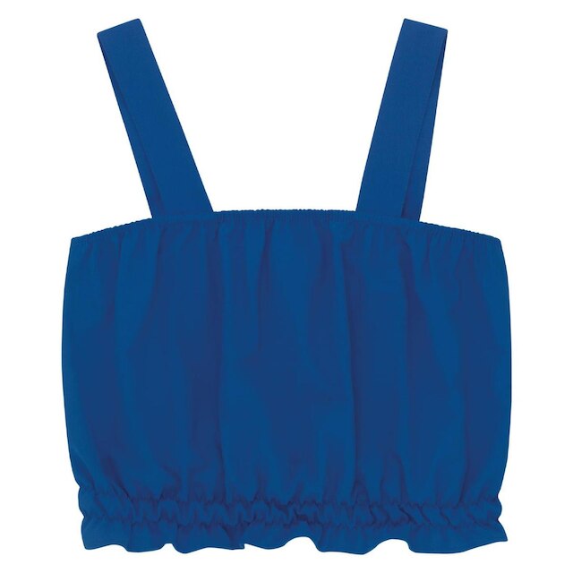 Regata Feminina Plus Size Crepe Light Secret Glam Azul