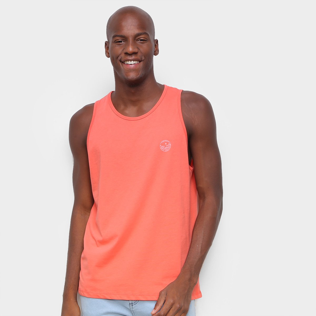 Regata Gajang Básica Masculina - Coral é ruim? Regata Gajang Básica Masculina - Coral é boa?