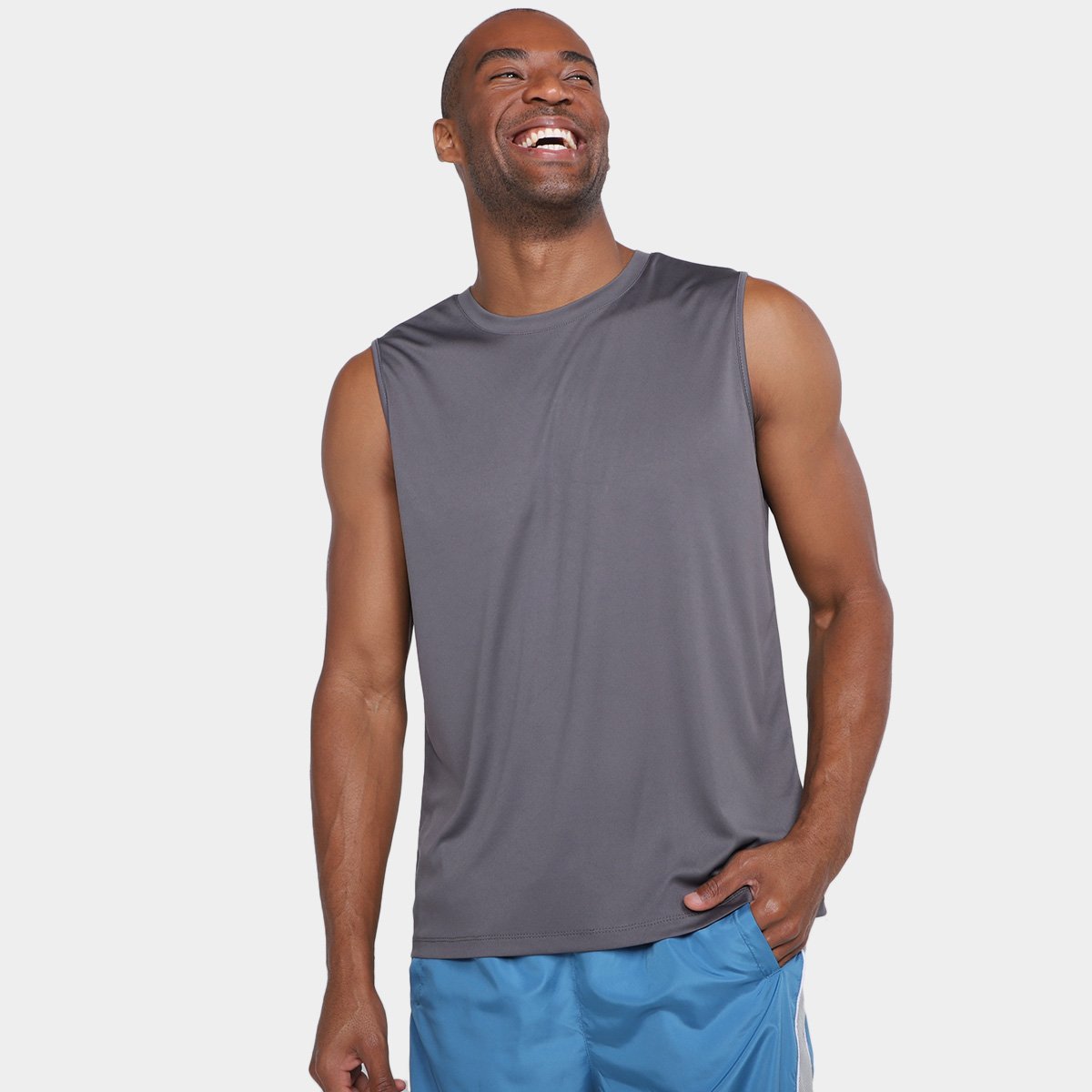 Regata Gonew Workout Masculina - Cinza é ruim? Regata Gonew Workout Masculina - Cinza é boa?