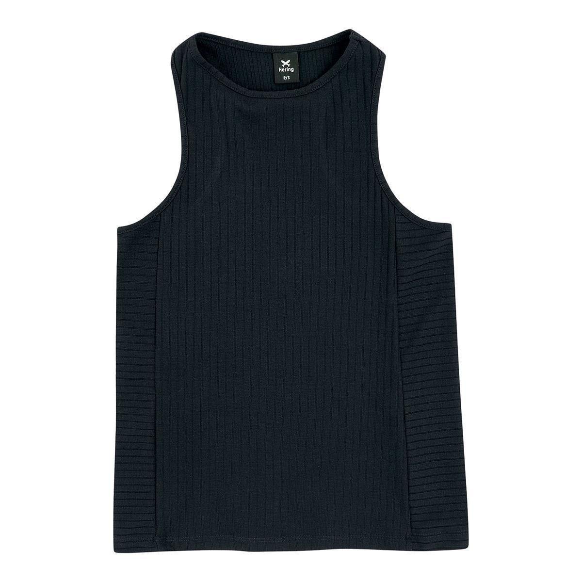camiseta canelada masculina hering