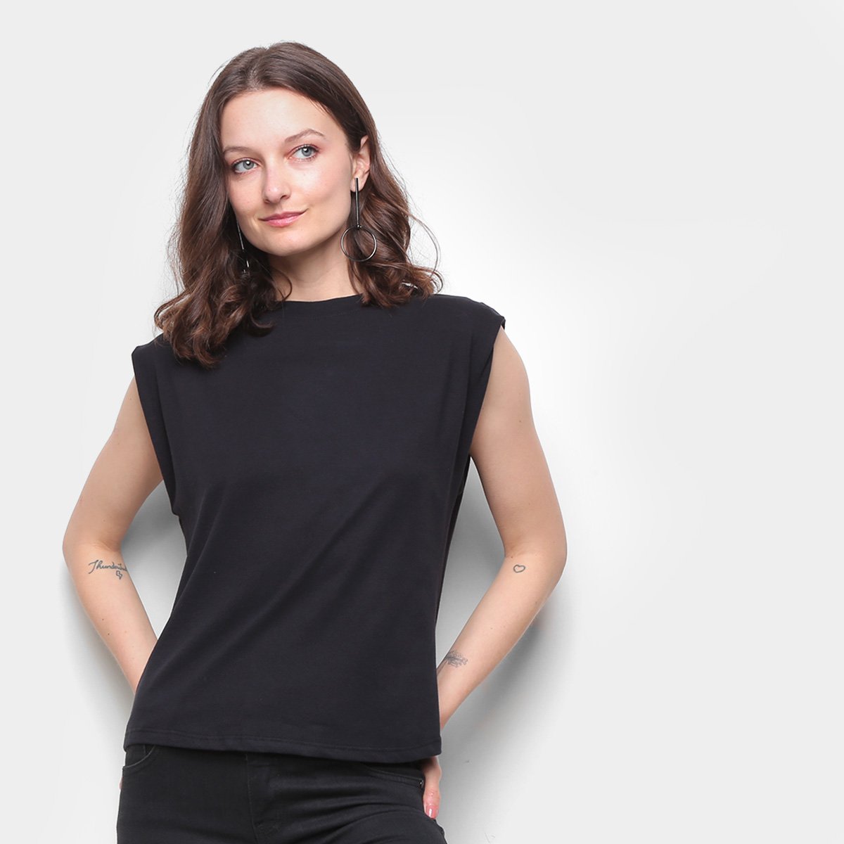 Regata Hering Básica Feminina - Preto é ruim? Regata Hering Básica Feminina - Preto é boa?