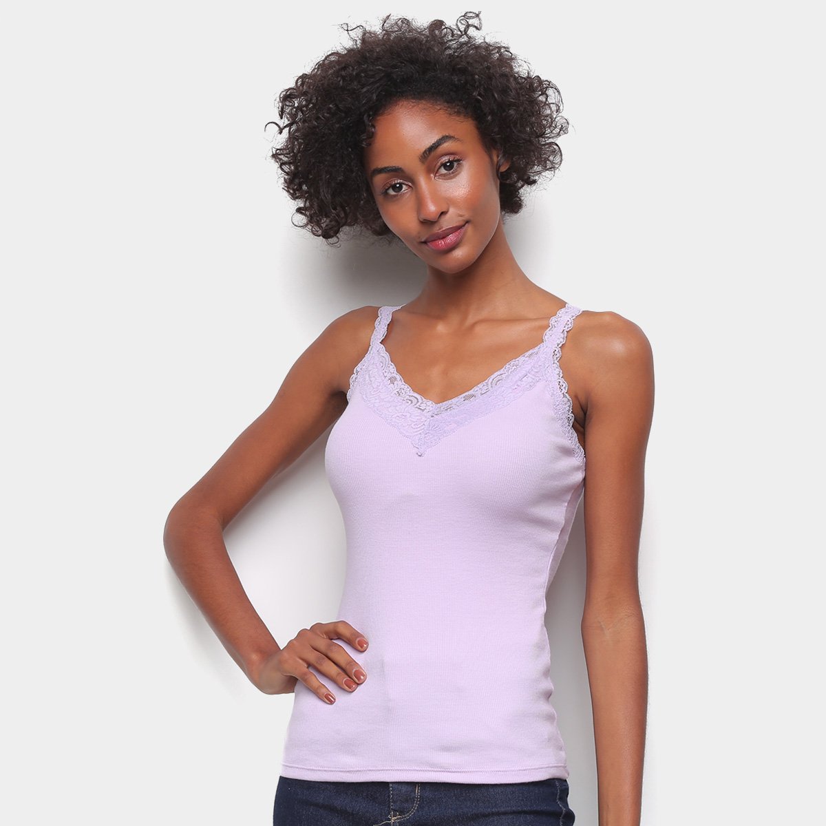 Regata Hering Renda Feminina - Roxo é ruim? Regata Hering Renda Feminina - Roxo é boa?