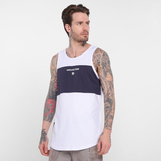 Regata Industrie Estampada Masculina - Branco