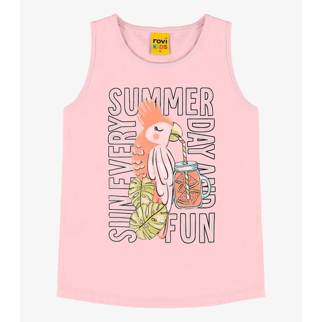 Regata Infantil Feminina Rovi Kids Rosa