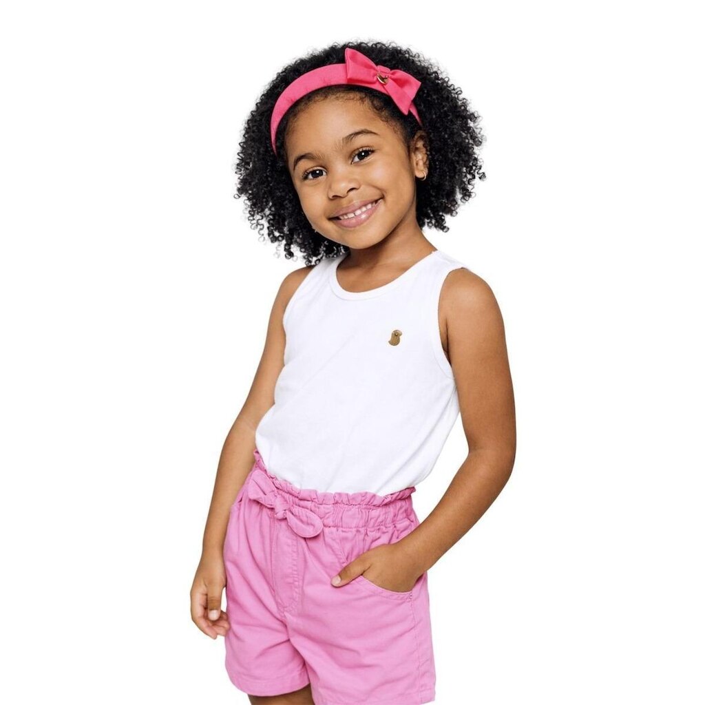 Regata Infantil Menina Basiquinho Alphabeto