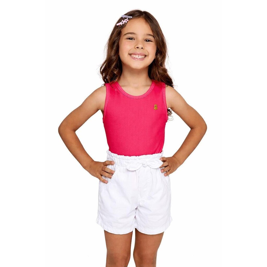 Regata Infantil Menina Basiquinho Alphabeto