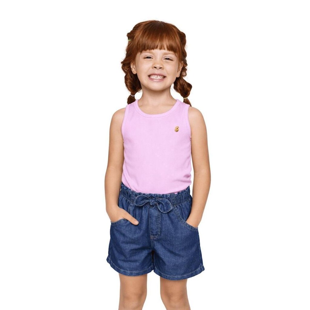 Regata Infantil Menina Basiquinho Alphabeto