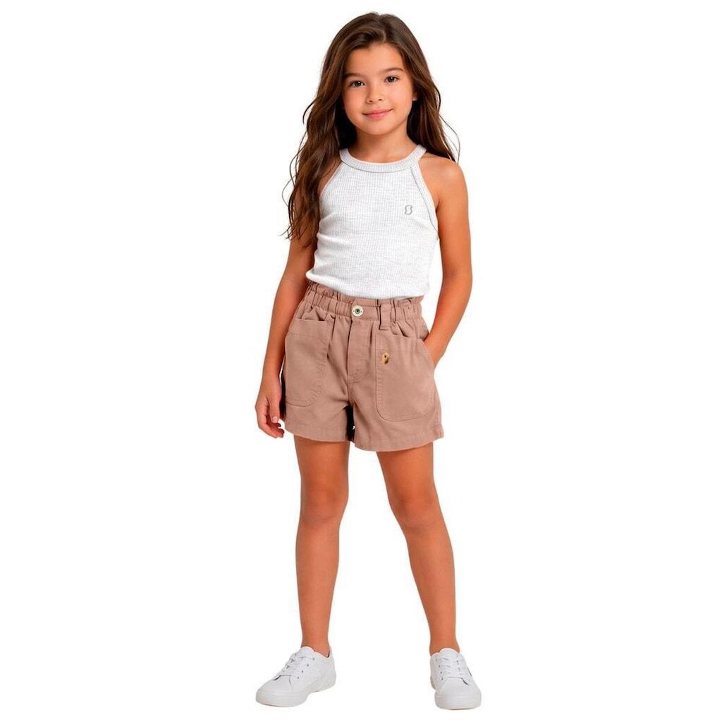 Regata Infantil Menina Basiquinho Fun Alphabeto