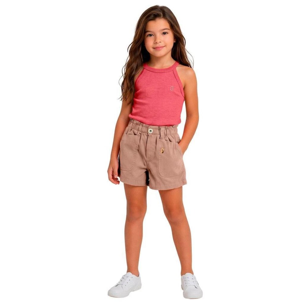 Regata Infantil Menina Basiquinho Fun Alphabeto