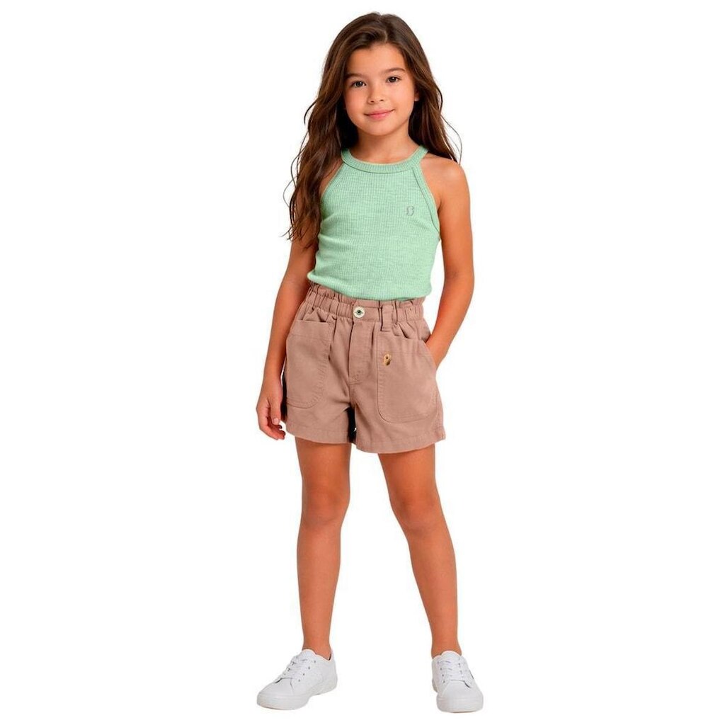 Regata Infantil Menina Basiquinho Fun Alphabeto