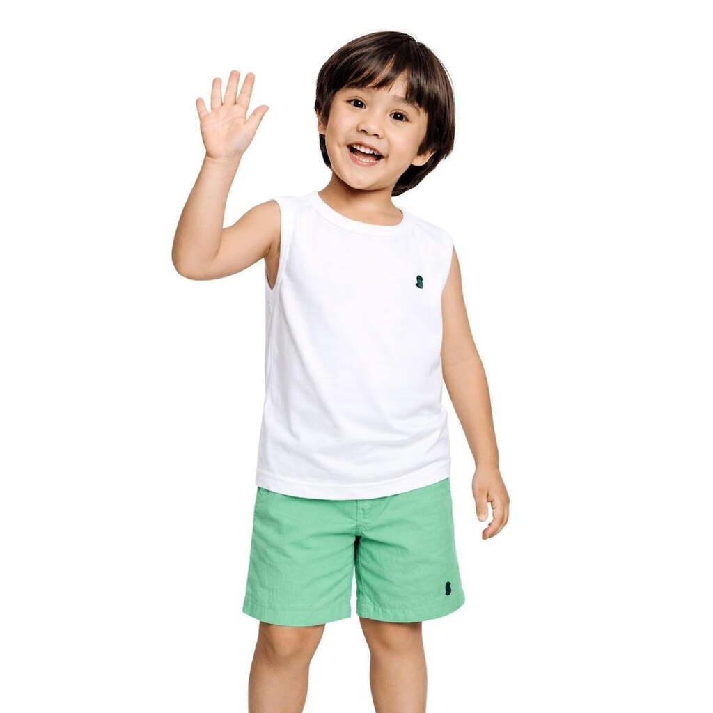 Regata Infantil Menino Basiquinho Alphabeto