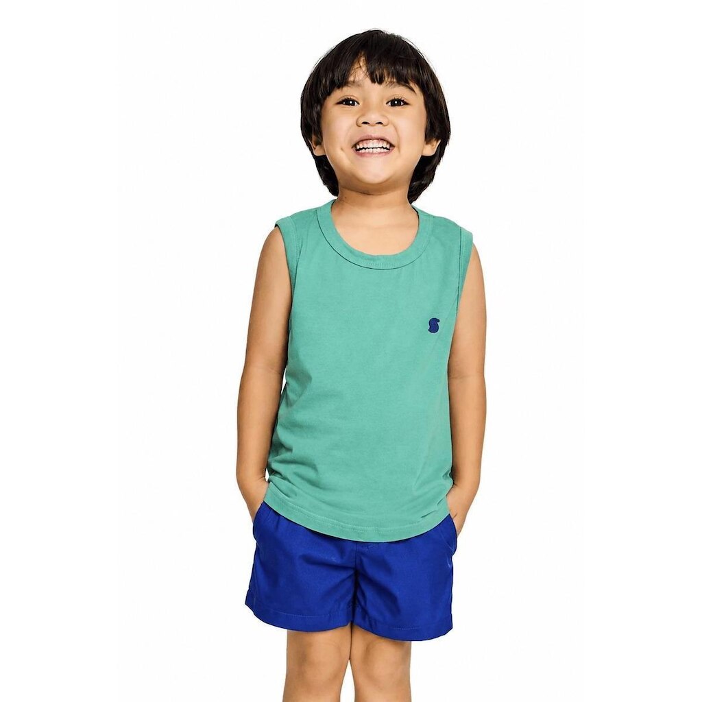 Regata Infantil Menino Basiquinho Alphabeto