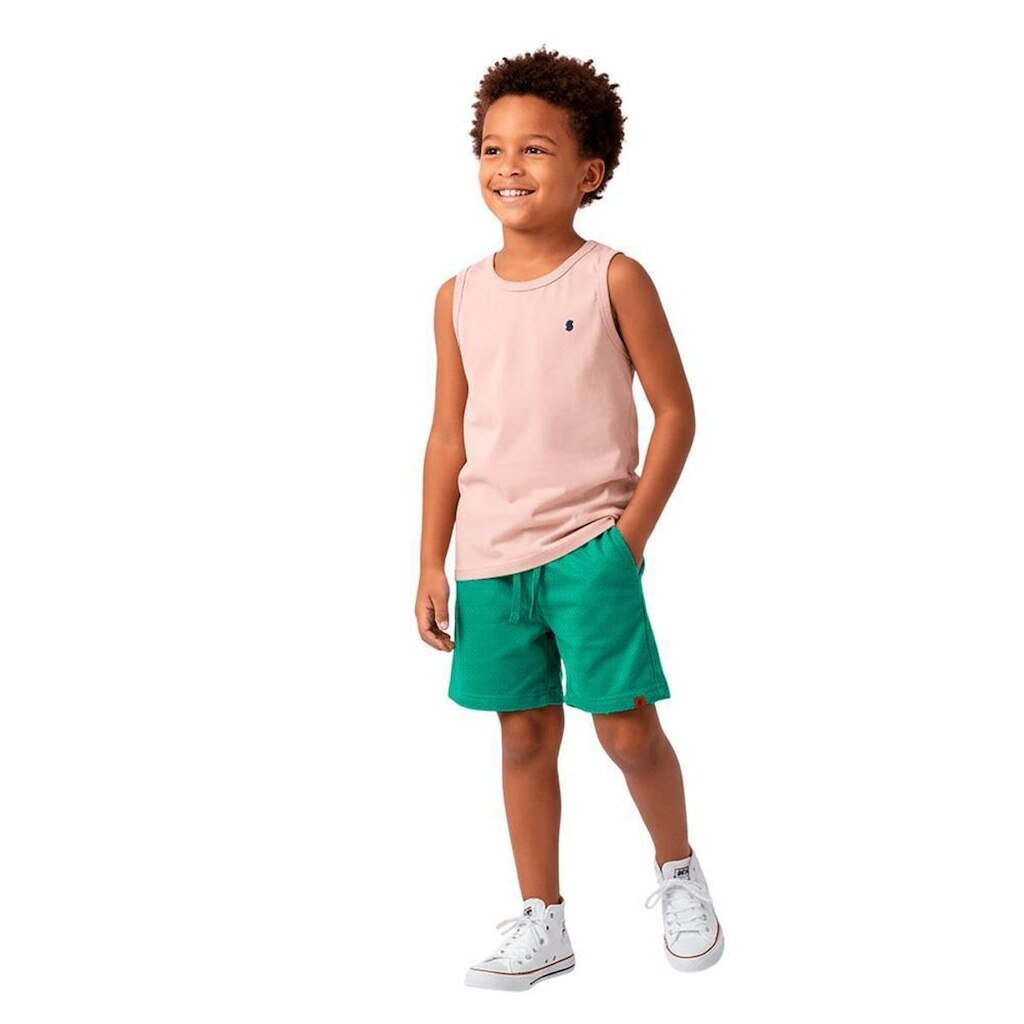 Regata Infantil Menino Basiquinho Fun Alphabeto