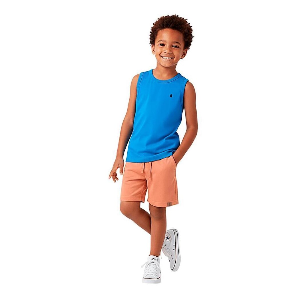 Regata Infantil Menino Basiquinho Fun Alphabeto