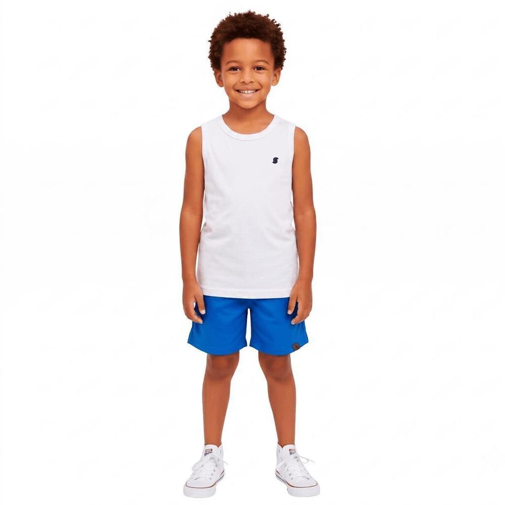 Regata Infantil Menino Basiquinho Fun Alphabeto
